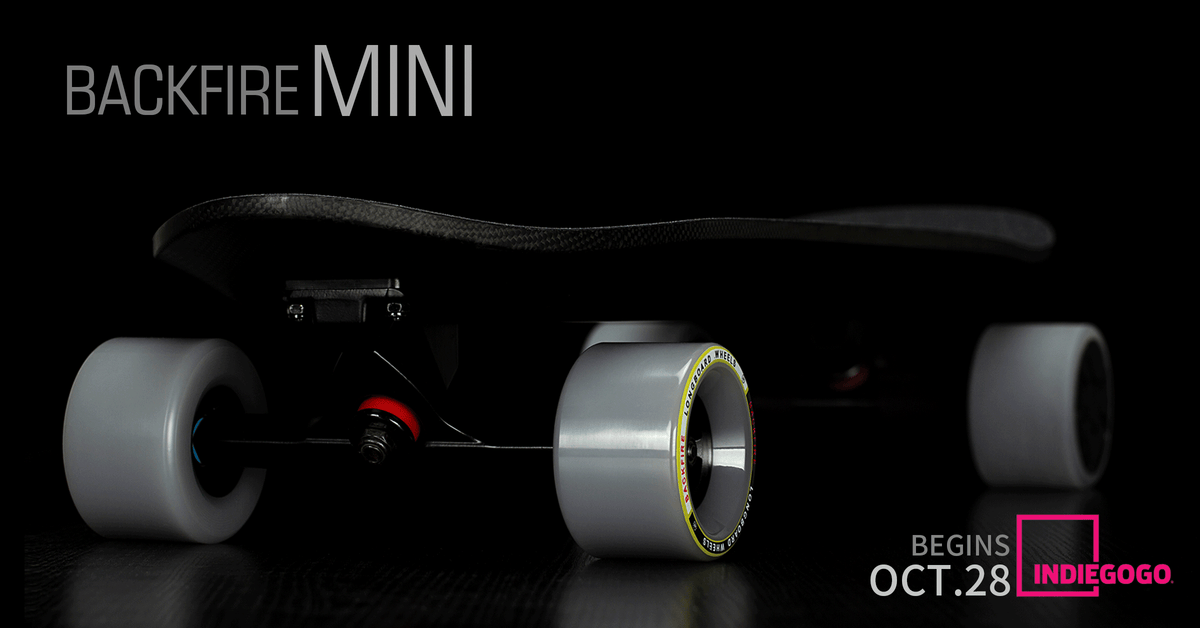 Backfire Mini, A Super Portable Electric Skateboard Will Be Backfire Mini, A Super Portable Electric Skateboard Will Be