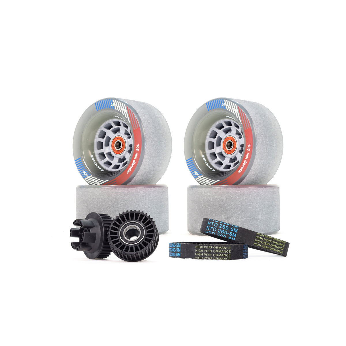 未使用品 245/30R20 1本 ROADCLAW RH660 Backfire 105mm PU Wheel Set for Zealot Series – Backfire Boards