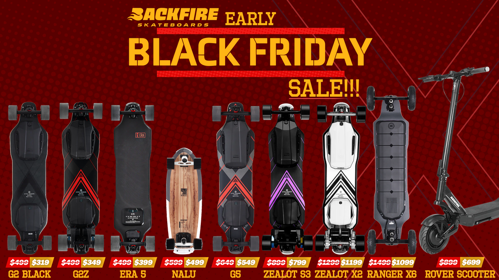 Black Friday Sale by Backfire Boards