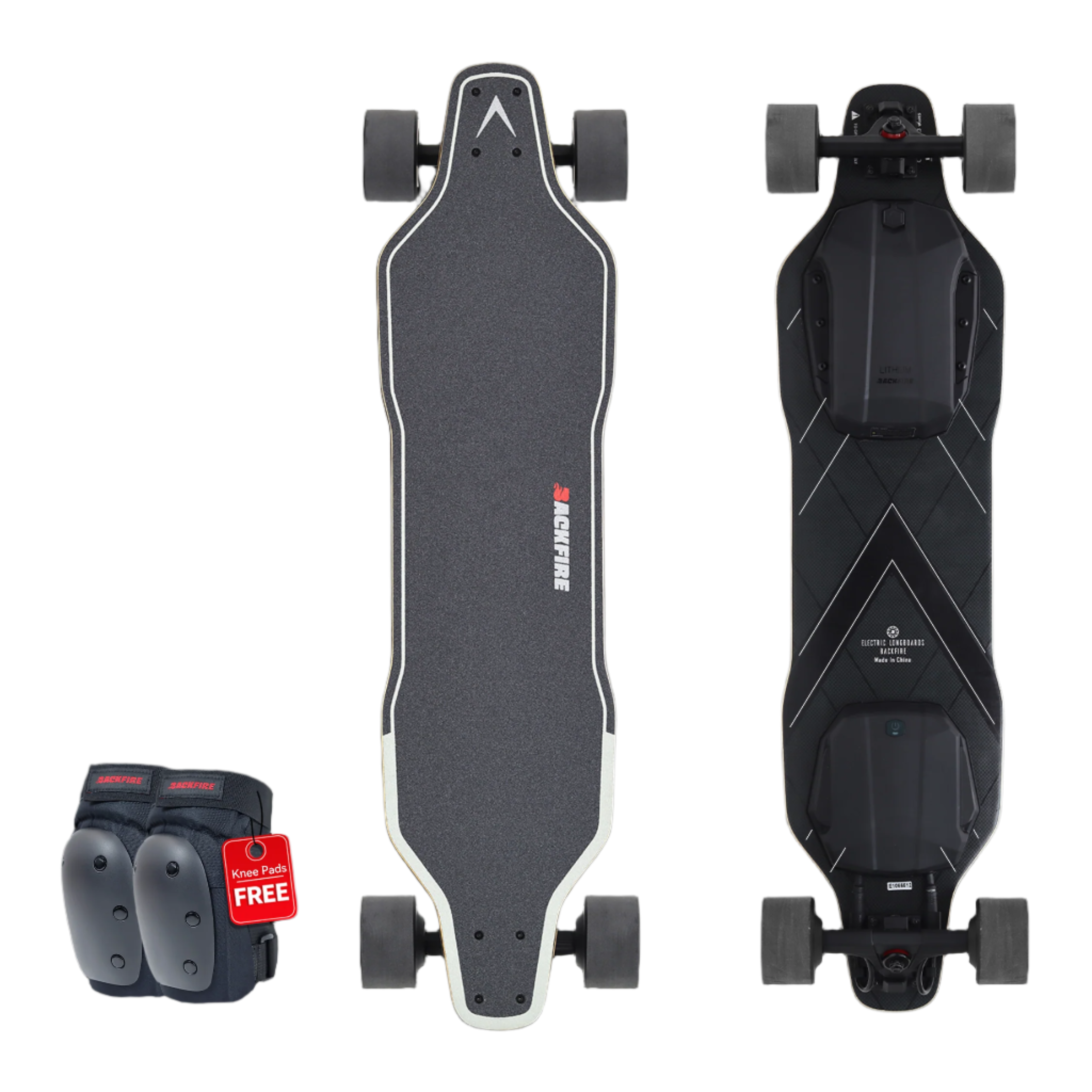 Backfire G2 Black & G2Z Electric Skateboard with R5s Remote Backfire G2 Black & G2Z Electric Skateboard with R5s Remote